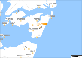 map of Xingyou