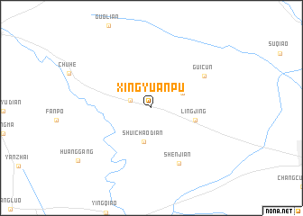 map of Xingyuanpu