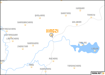 map of Xingzi