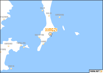 map of Xingzi