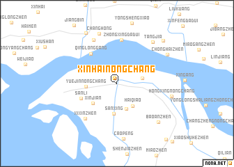 map of Xinhainongchang