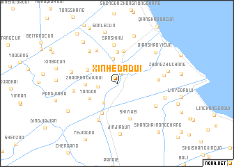 map of Xinhedadui