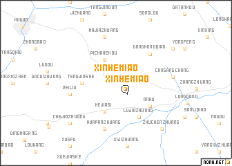 map of Xinhemiao