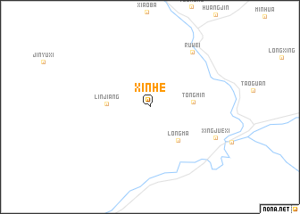map of Xinhe