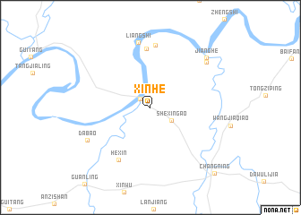 map of Xinhe