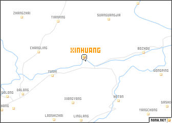 map of Xinhuang