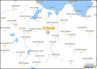 map of Xinhua