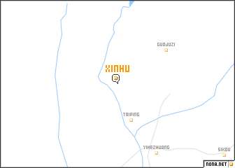 map of Xinhu