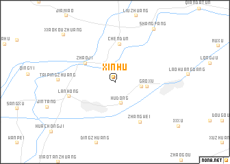 map of Xinhu