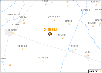 map of Xınıslı