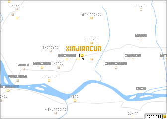 map of Xinjiancun