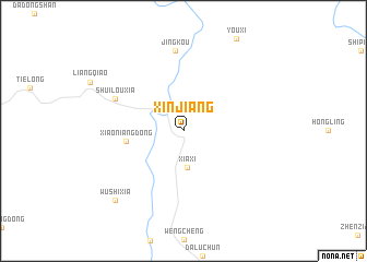 map of Xinjiang
