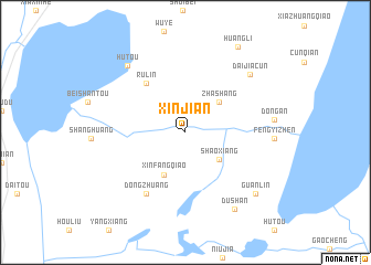 map of Xinjian