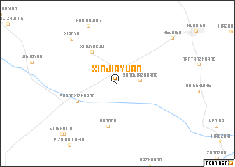 map of Xinjiayuan