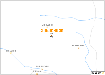 map of Xinjichuan