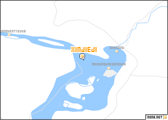 map of Xinjieji