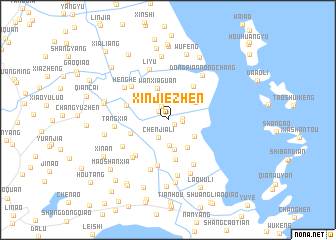 map of Xinjiezhen