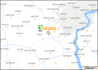 map of Xinjing