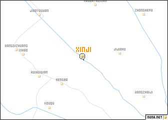 map of Xinji