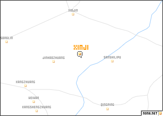 map of Xinji