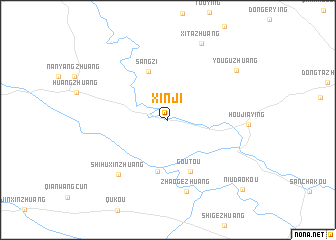 map of Xinji