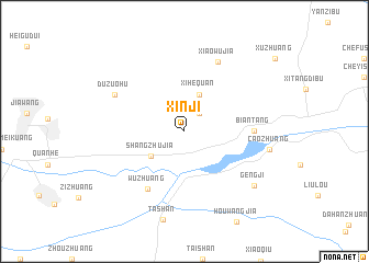 map of Xinji