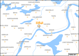 map of Xinji