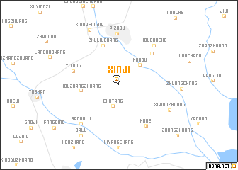 map of Xinji