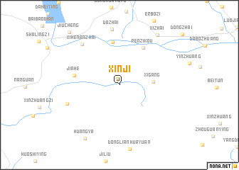 map of Xinji