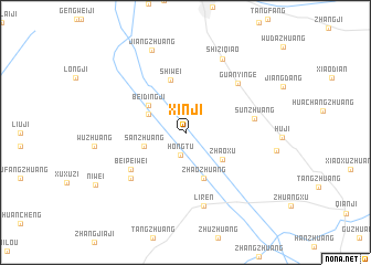 map of Xinji