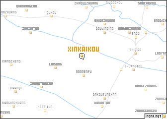map of Xinkaikou