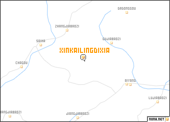 map of Xinkailingdixia