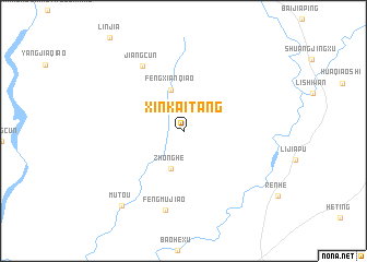 map of Xinkaitang