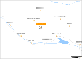 map of Xinkai
