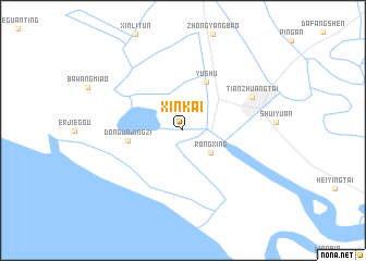 map of Xinkai