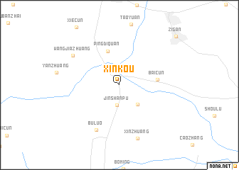 map of Xinkou