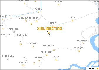 map of Xinliangting