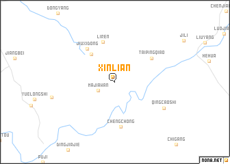 map of Xinlian