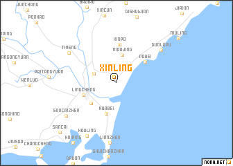 map of Xinling