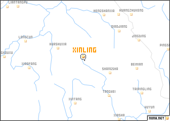 map of Xinling