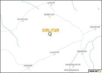 map of Xinlitun