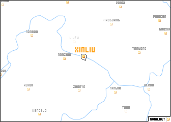 map of Xinliu