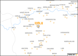 map of Xinlu