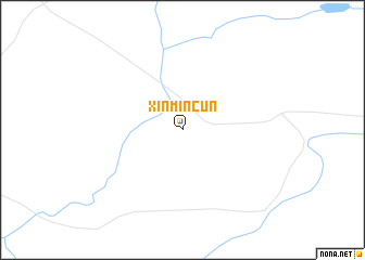 map of Xinmincun