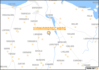 map of Xinminnongchang