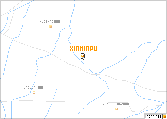 map of Xinminpu