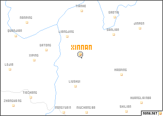 map of Xinnan