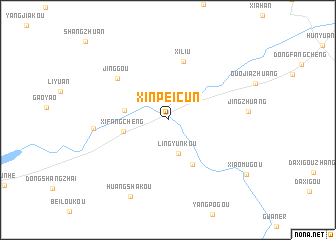 map of Xinpeicun