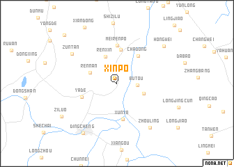 map of Xinpo