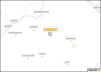 map of Xinpuzi